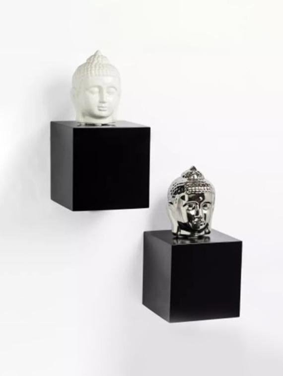 Mdf Floating Wall Beautiful Desigen Wall Shelves Pack of 2 - 14872469 - Zoom Image - 1