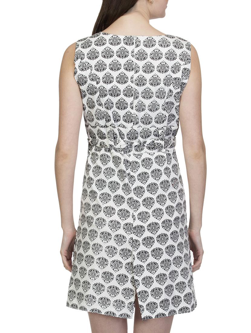 black printed sheath dress - 14873206 - Zoom Image - 3