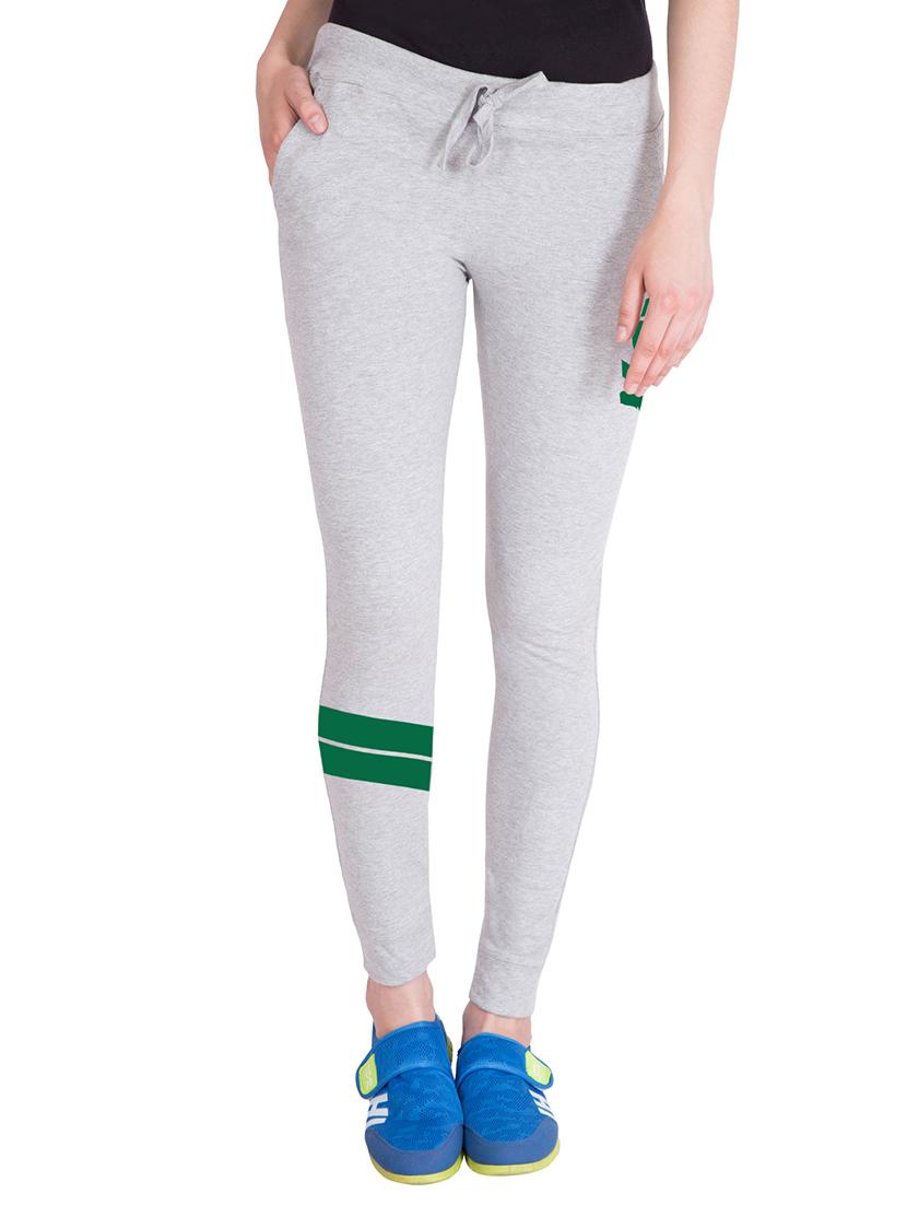 grey cotton track pants - 14875843 - Zoom Image - 1