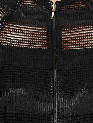 black solid summer jacket - 14875882 - Standard Image - 4
