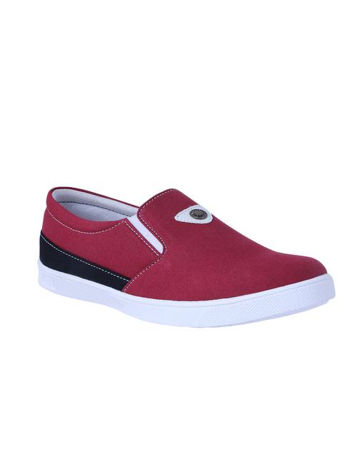 red Canvas casual slipon - 14875963 - Standard Image - 1