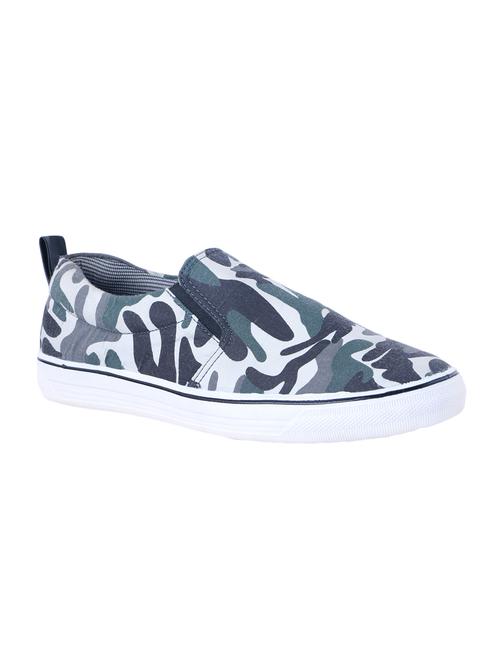 grey Canvas casual slipon - 14875969 - Standard Image - 1
