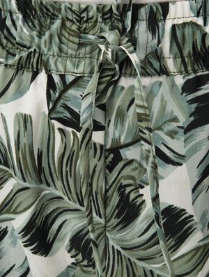 tropical drawstring waist shorts - 14876624 - Standard Image - 5