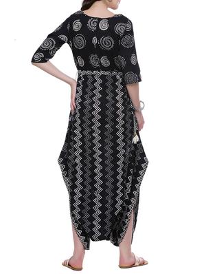 cowl printed fusion dress - 14876843 - Standard Image - 3