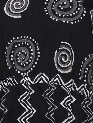 cowl printed fusion dress - 14876843 - Standard Image - 4