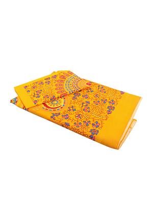 rajasthani traditional double bedsheet with 2 pillow covers - 14878199 - Standard Image - 3