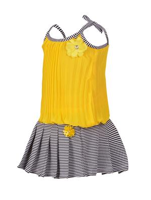 yellow viscose skirt top - 14880667 - Standard Image - 3