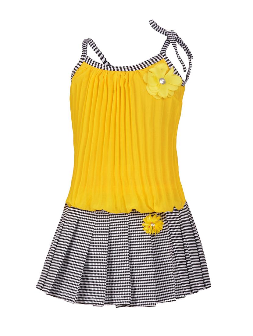 yellow viscose skirt top - 14880667 - Zoom Image - 2