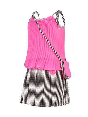 pink viscose skirt top - 14880669 - Standard Image - 3
