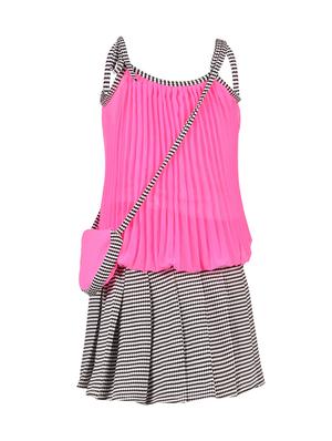 pink viscose skirt top - 14880669 - Standard Image - 4