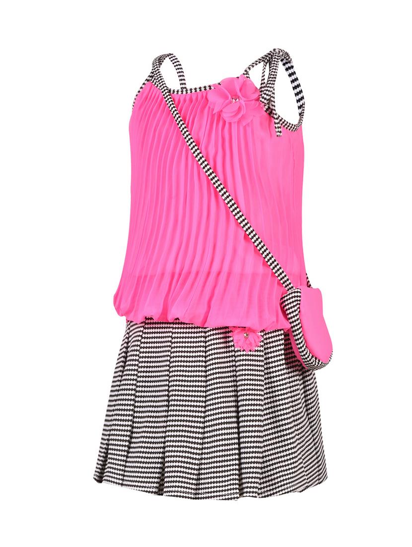 pink viscose skirt top - 14880669 - Zoom Image - 3