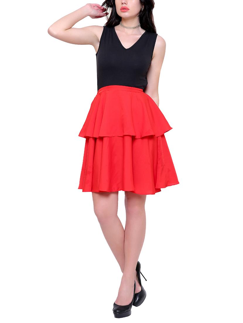 v-neck layered dress - 14880836 - Zoom Image - 1