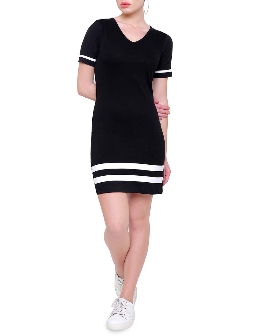 varsity striped sheath dress - 14880842 - Zoom Image - 1