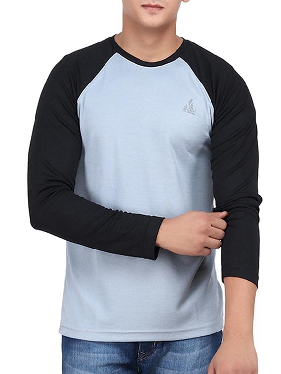 grey polyester raglan tshirt - 14881764 - Zoom Image - 1