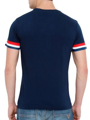 navy blue cotton t-shirt - 14882327 - Standard Image - 3
