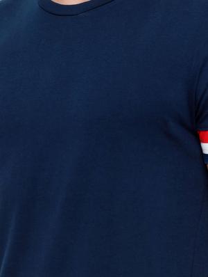 navy blue cotton t-shirt - 14882327 - Standard Image - 4
