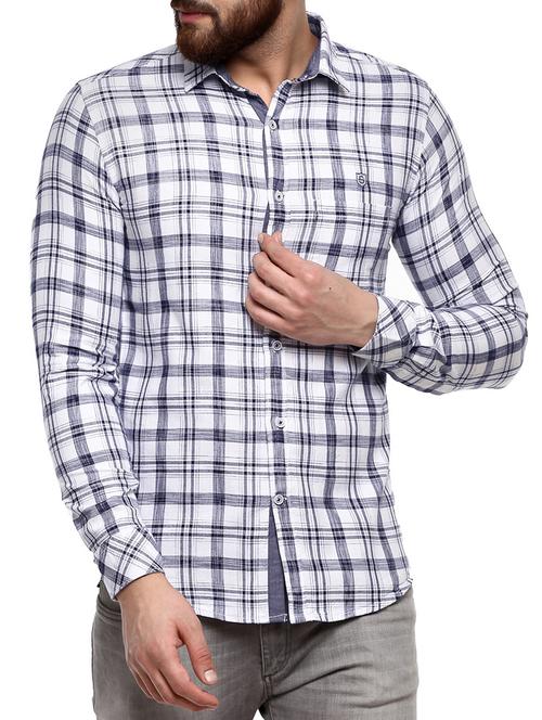 white cotton casual shirt - 14883204 - Standard Image - 1