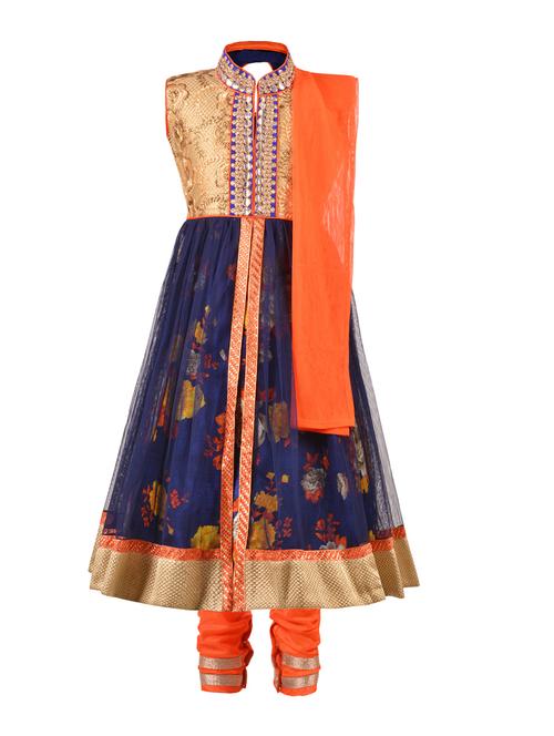 orange net suit set - 14883588 - Very Small Image - 1