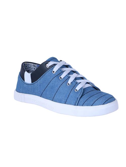 blue Denim lace up sneaker - 14883977 - Very Small Image - 1