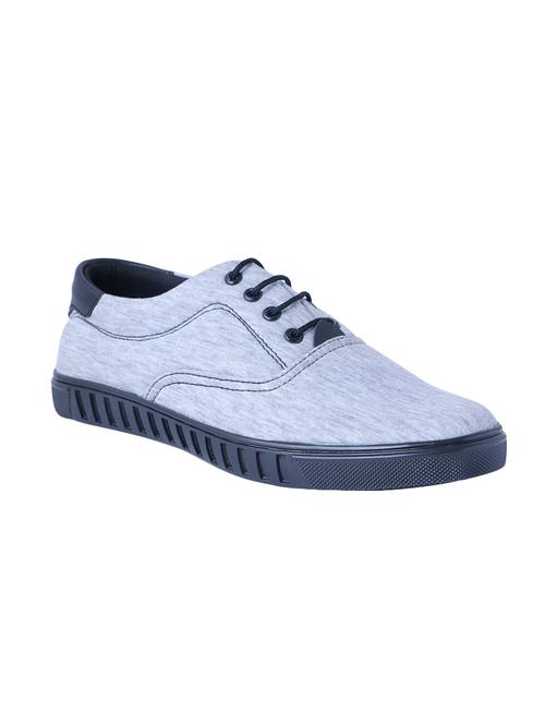 grey Canvas lace up sneaker - 14883978 - Very Small Image - 1