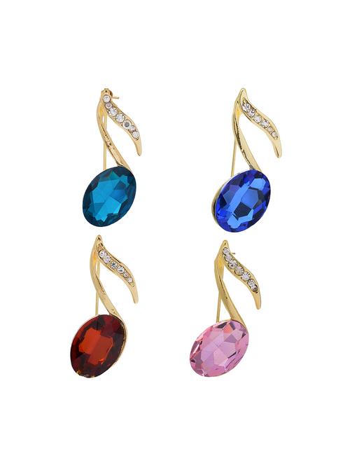 multicolour metal brooch - 14884513 - Very Small Image - 1