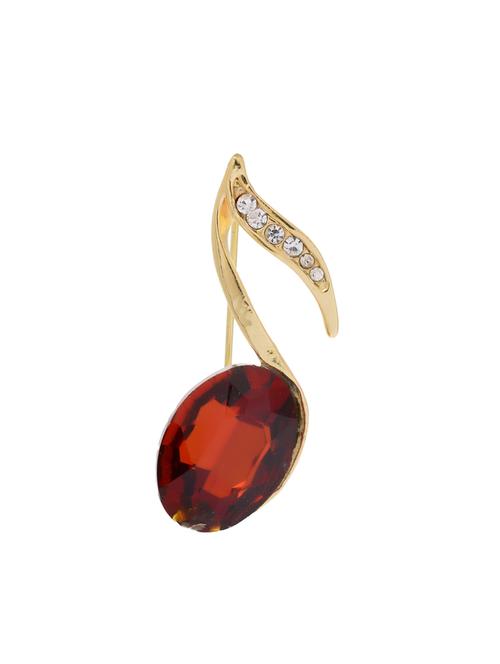 brown metal brooch - 14884516 - Very Small Image - 1