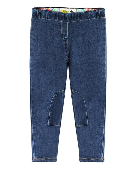 blue cotton blend jegging - 14884589 - Standard Image - 1