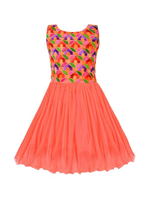 pink net frock - 14884682 - Standard Image - 1