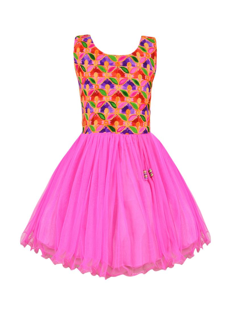 pink net frock - 14884684 - Zoom Image - 1