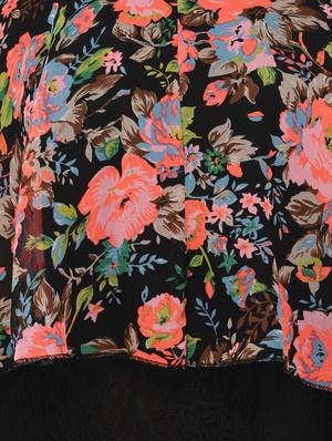 layered floral maxi dress - 14884741 - Standard Image - 4