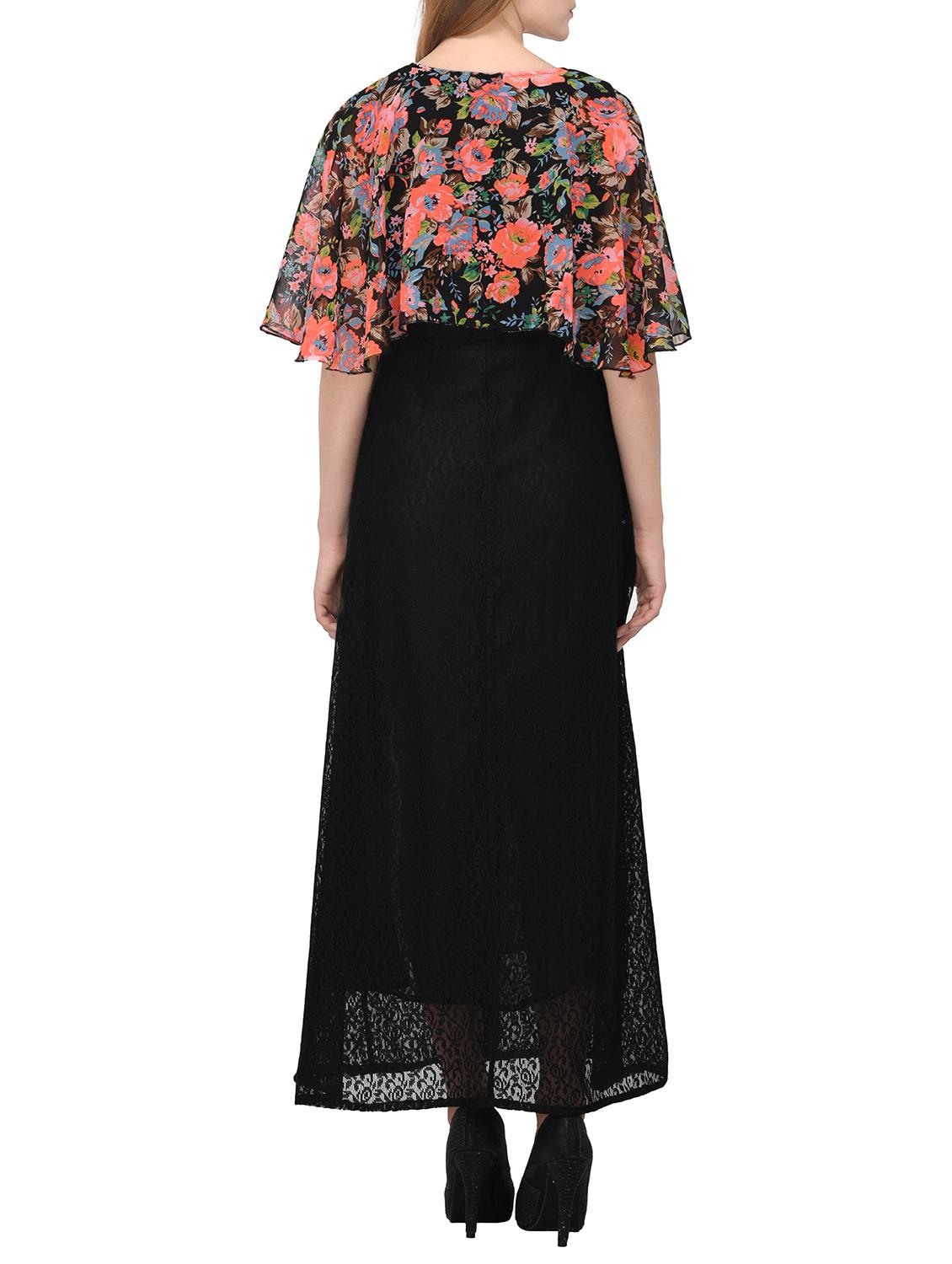 layered floral maxi dress - 14884741 - Zoom Image - 3