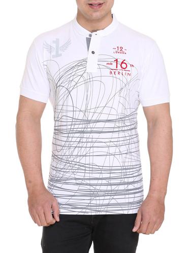 white cotton all over print t-shirt - 14884901 - Very Small Image - 1
