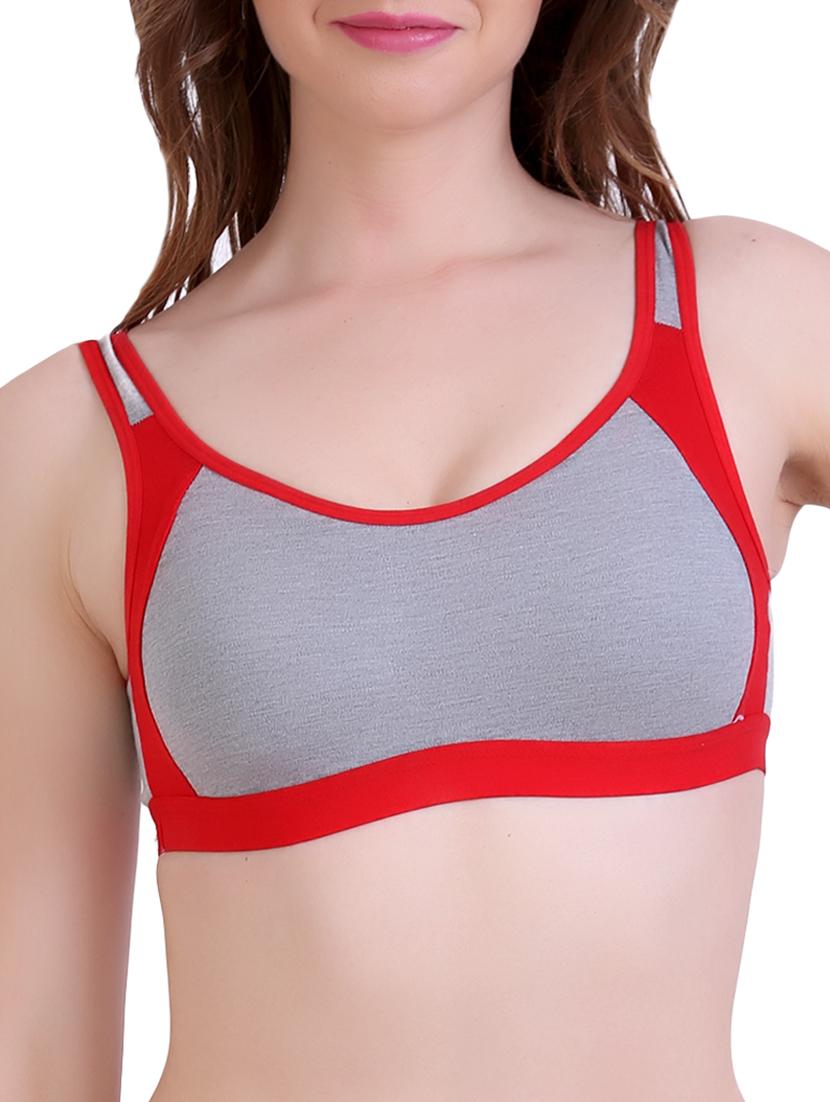 color block sports bra - 14884990 - Zoom Image - 1