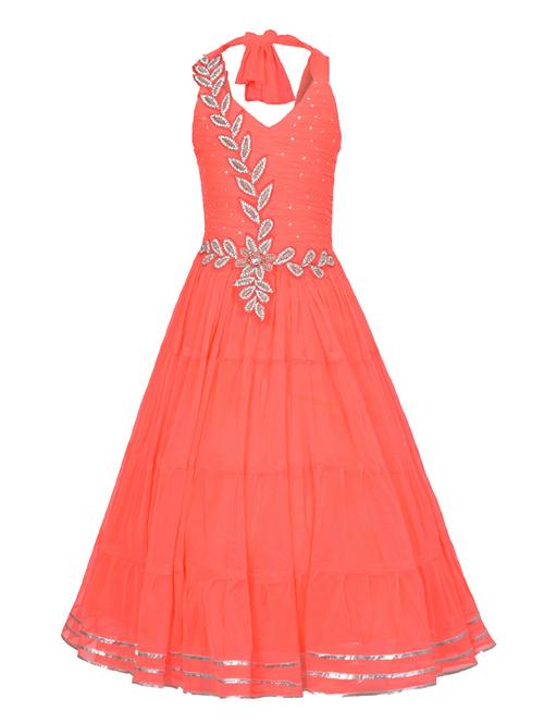 pink net party gown - 14885036 - Standard Image - 1