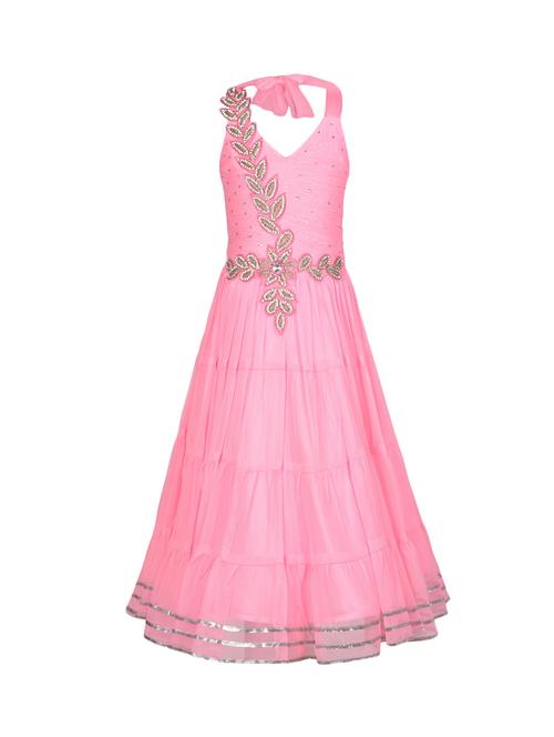 pink net party gown - 14885037 - Standard Image - 1