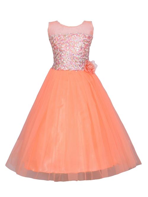 pink net party gown - 14885043 - Standard Image - 1