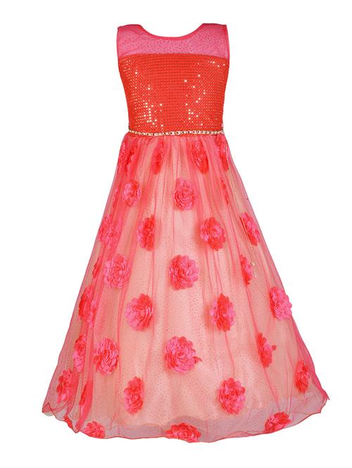 pink net party gown - 14885054 - Very Small Image - 1