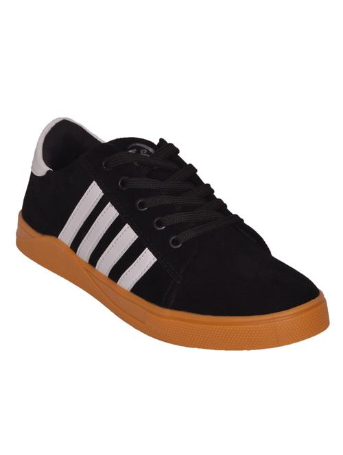 black Suede lace up sneaker - 14885085 - Standard Image - 1
