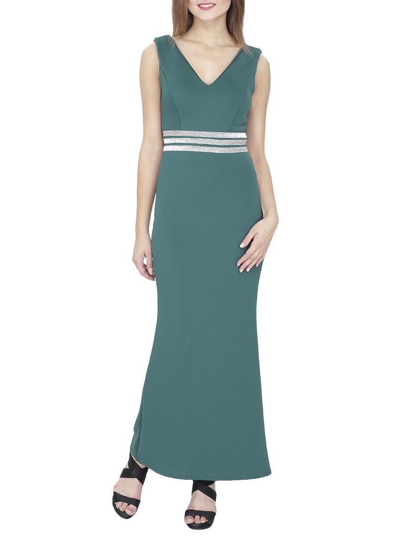 green lycra gown dress - 14885175 - Zoom Image - 1