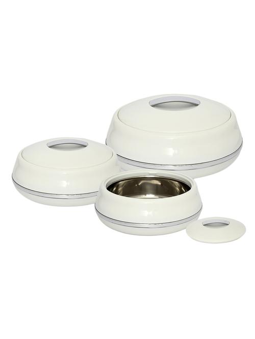Alisa Neo Super Set of 3 Casserole (1750+1250+850) Silver - 14886034 - Very Small Image - 1