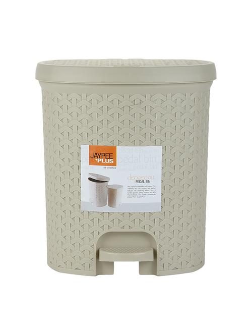 Dispose all Big, Pedal Bin, 1,Beige,8 Litre - 14886078 - Very Small Image - 1