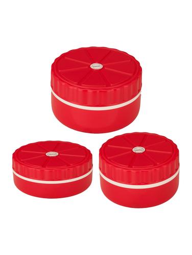 Insulated Box Combo Foodie Jr + Sr+ Xl, Magenta - 14886121 - Very Small Image - 1