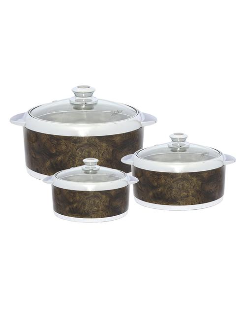 Glassmate Casserole Set (1500, 2000, 2500 ml) Drop - 14886125 - Very Small Image - 1