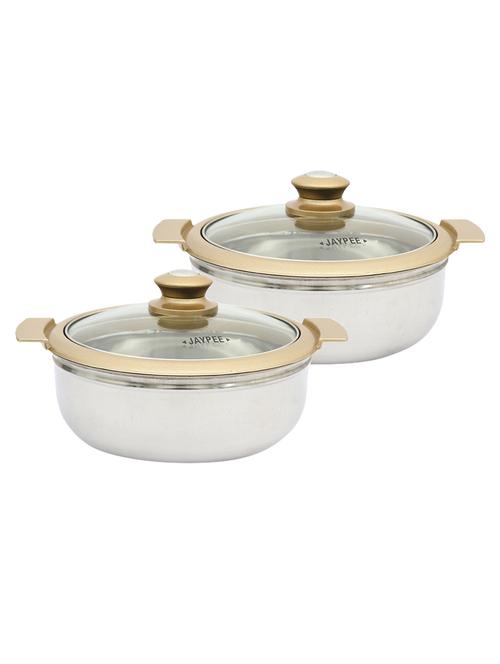 Metallica Twin Neo (1000, 1000 ml) Casserole Set Gold - 14886126 - Very Small Image - 1