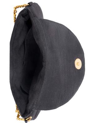 black canvas regular clutch - 14886301 - Standard Image - 3