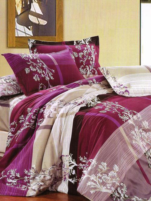 3D PolyCotton Double Bed Sheet with 2 Pillow Covers - 14886702 - Standard Image - 1
