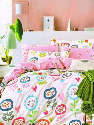 3D PolyCotton Double Bed Sheet with 2 Pillow Covers - 14886704 - Very Small Image - 1