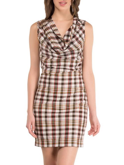 brown sheath dress - 14886790 - Very Small Image - 1