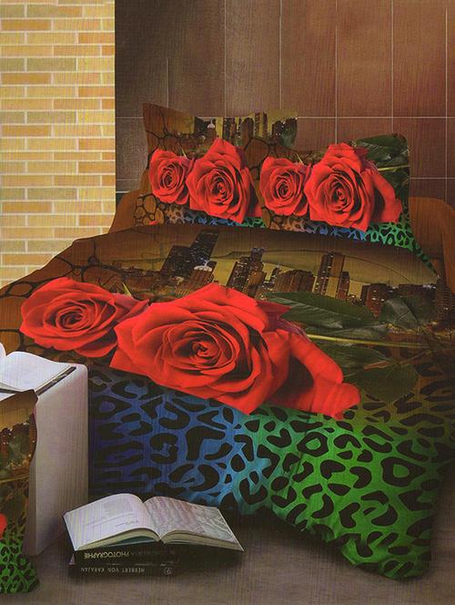 Cotton King size Double Bed Sheet With 2 Pillow Covers - 14887089 - Very Small Image - 1