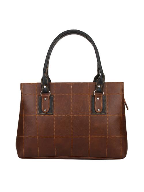 brown leatherette handbag - 14887118 - Very Small Image - 1